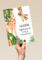 Hoera giraffe gefeliciteerd met je communie