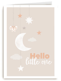 Maan en sterren hello little one