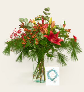 Boeket Bloemen Christmas Sparkle