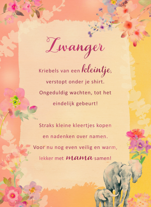 Houten Kaart Zwangerschap Felicitatie | Houten Kaart Hallmark | Zwangerschap Felicitatie | Zwangerschapskaart Kriebels Van Een Kleintje