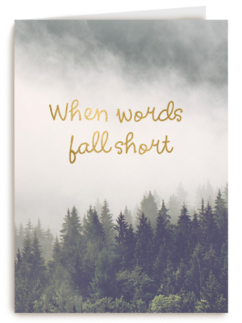 Sterktekaart When words fall short