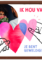 Ik hou van jou fotokaart hartjes