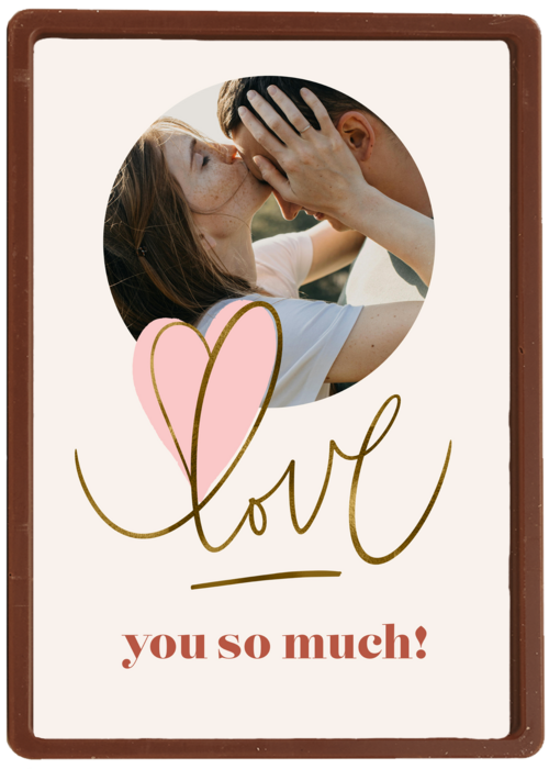 Love you so much fotokaart