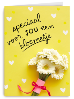 Beterschap kaart Speciaal voor jou een bloemetje