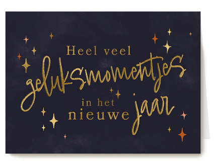 Nieuwjaar geluksmomentjes 
