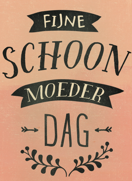 Houten Kaart Moederdag | Houten Kaart Hallmark | Moederdag | Fijne Schoonmoeder Dag Voor Een Schoonmoeder Die Je Heel Graag Mag