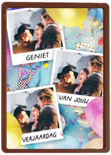 verjaardag kaart foto geniet van jouw verjaardag