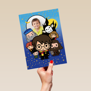 Harry Potter Fotokaart Blauw