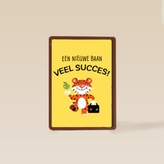 nieuwe baan kaart tijger met