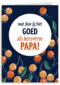 vaderdag kaart kersverse papa