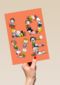 Liefde kaart Snoopy LOVE grote letters