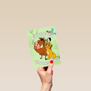 Dikke zoen van thuis Lion King