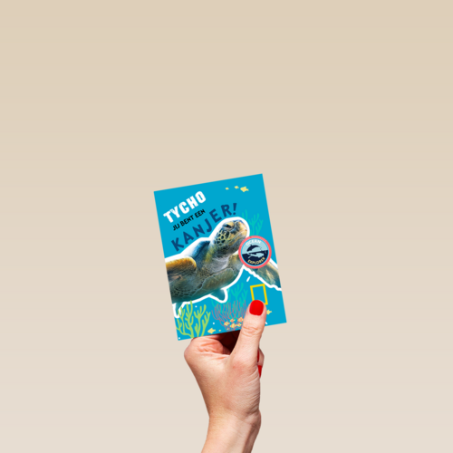 verjaardag kaart schildpad