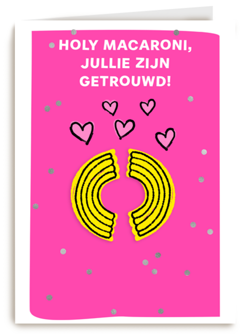 Holy macaroni jullie zijn getrouwd