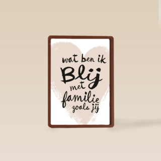 zomaar kaart wat ben ik blij met familie zoals jij