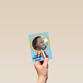 Geslaagd Lintje Fotokaart