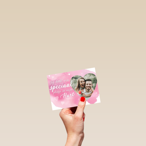 valentijnskaart foto speciaal plekje in mijn hart