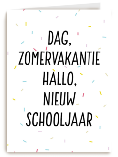 dag zomervakantie