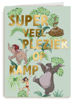 Disney Junglebook op kamp kaart