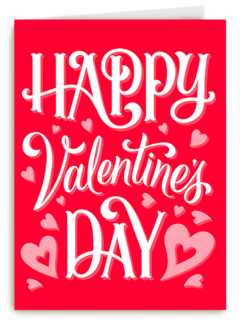 Valentine Happy Valentines Day Red