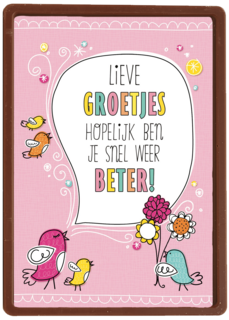 ombouw lieve groetjes hopelijk ben je snel weer beter