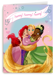 Sorry kaart Disney prinsessen