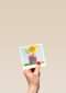 Verhuiskaart Vrolijk huis met ballonnen Polaroid