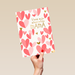 moederdag kaart klassiek voor mijn allerliefste mama
