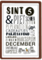 Sinterklaaskaart 5 december
