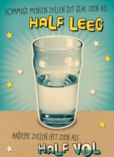 half vol half leeg
