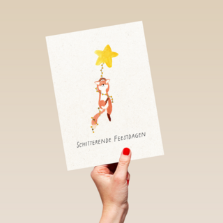 Kinderpostzegels Vos Ster Feestdagen