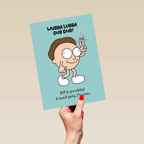 Rick Morty Wubba Lubba Dub Dub
