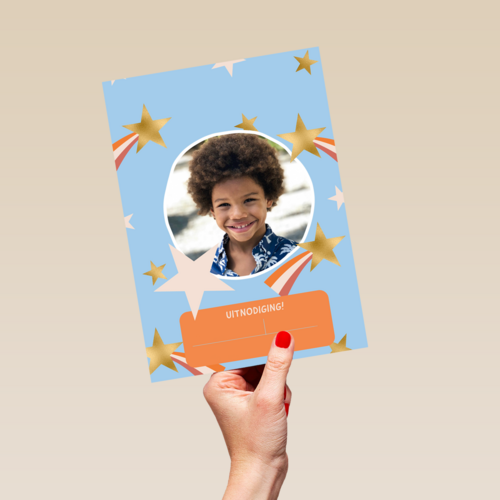 Communie Lentefeest uitnodiging fotokaart