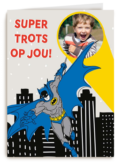 Complimentkaart Batman super trots op jou