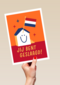 Geslaagd Huis met Nederlandse vlag