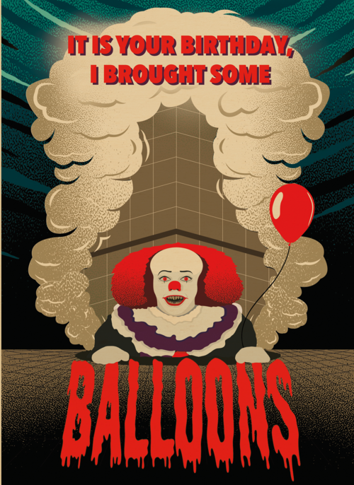 Pennywise IT Brought Some Balloons