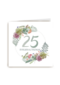 botanical kaart echtvereniging 25 jaar getrouwd