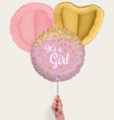 Ballonnentros It is a Girl Roze Goud