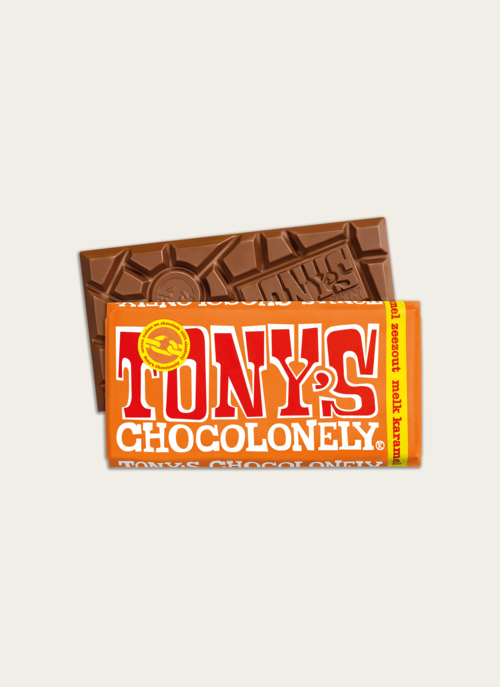 Tony Chocolonely Melk Karamel Zeezout | Tony