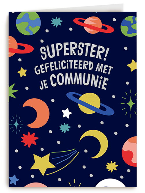 Kaart Hallmark | Communie | Communie Superster