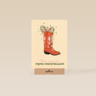 Lieve vriendin fijne feestdagen