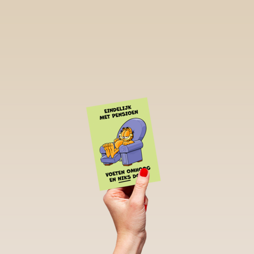 Garfield met pensioen