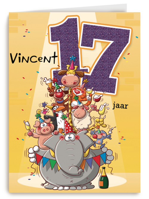 Verjaardagskaart Hallmark | Verjaardag Leeftijden Lorenzo De Bruin 17