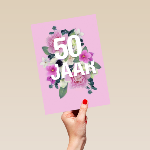 boeket voor vijftig jaar