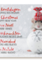 Kerstkaart meertalig muis met kerstbal