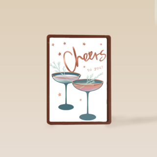 cheers to you with cocktails