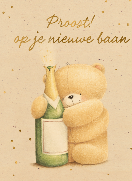 Houten Kaart Nieuwe Baan | Houten Kaart Hallmark | Nieuwe Baan | Nieuwe Baan Kaart Proost