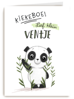geboorte kaart zoon kiekeboe lief klein ventje