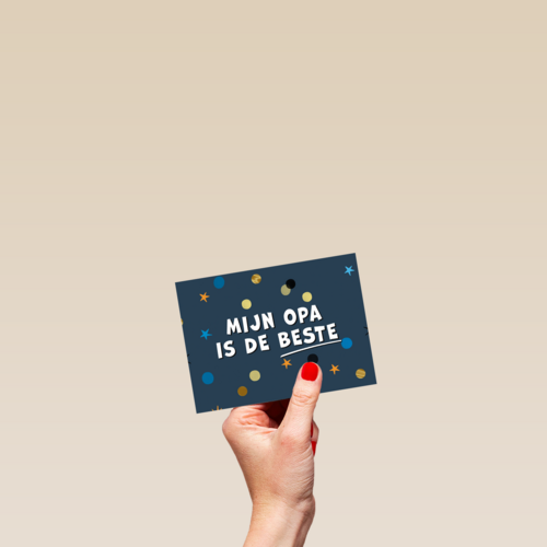 Opa kaart mijn opa is de beste