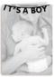 fotokaart enkel its a boy vlaggetje